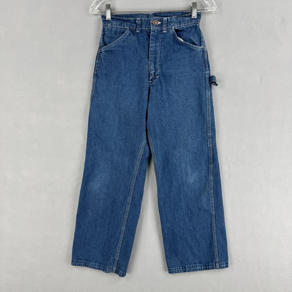 Vintage Washington DEE CEE Jeans Womens 25x25 Blue Denim Carpenter Wide Leg USA